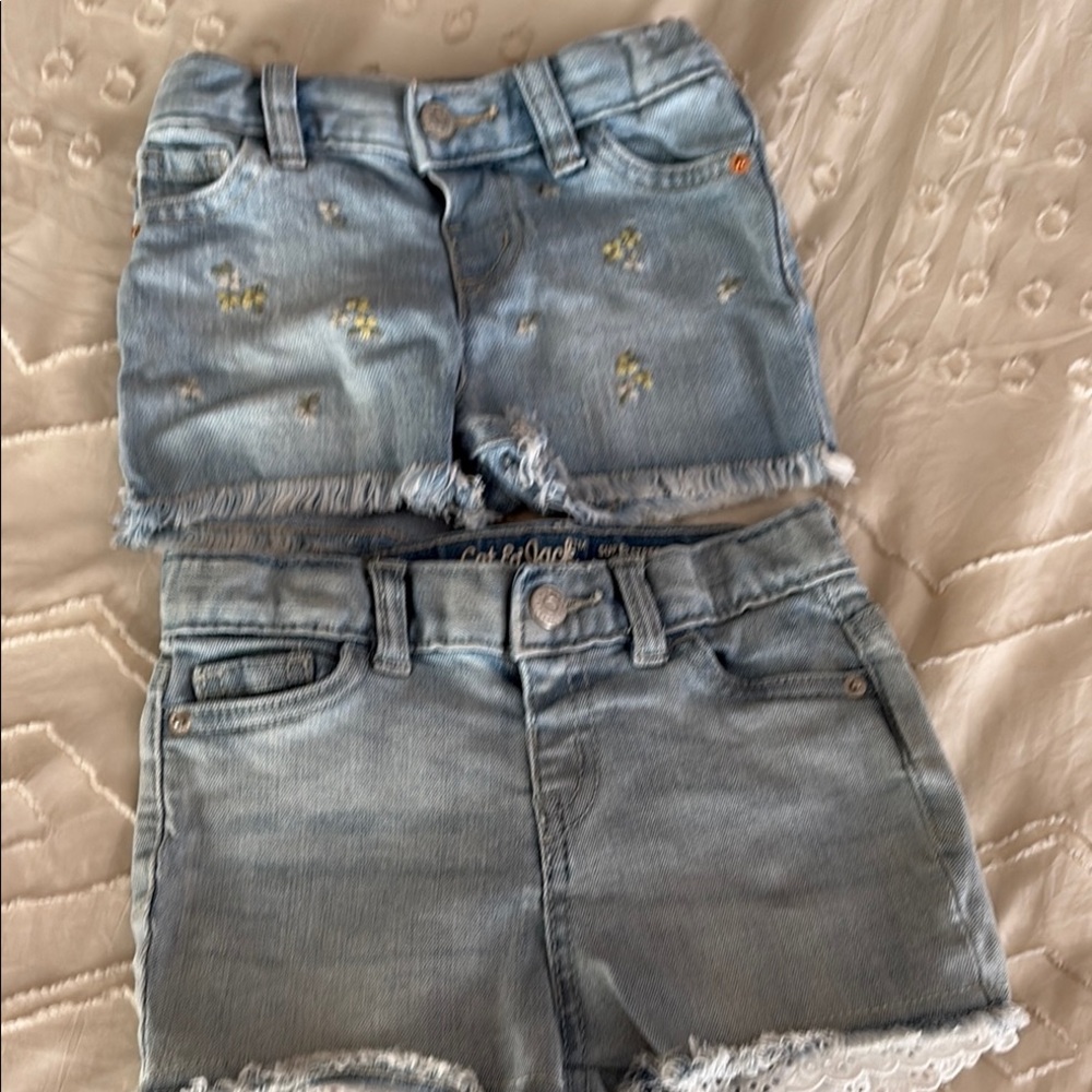 Cat & Jack Blue Casual Denim Shorts